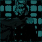 anthro cloak clothing epaulet frock_coat male pgup4pgdn_(artist) solo uniform space_station_13 felid mammal tajaran 1:1 black_and_blue digital_media_(artwork) monochrome pixel_(artwork) portrait