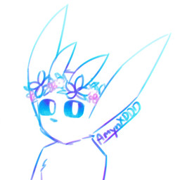 ambiguous_gender flower flower_crown flower_on_head plant simple_background amynxddd microsoft ori_(series) xbox_game_studios ori_(ori) guardian_spirit 1:1 digital_drawing_(artwork) digital_media_(artwork) sketch