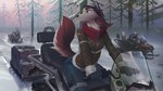 anthro anthrofied clothed clothing female fur grey_body grey_fur group male multicolored_body multicolored_fur red_body red_fur snow snowmobile white_body white_fur miles_df balto_(series) universal_studios balto jenna_(balto) canid canine canis domestic_dog husky hybrid mammal nordic_sled_dog spitz wolf wolfdog 2021