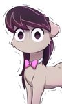 bow_tie feral fur looking_at_viewer mouthless simple_background solo white_background alcorart conditional_dnp friendship_is_magic hasbro komi-san_wa_komyushou_desu my_little_pony octavia_(mlp) earth_pony equid equine horse mammal pony 2022 animated