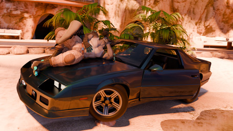 anthro beach blue_claws bottomwear car claws clothing dark_body door grey_body male open_door pants plant relaxing resting shirt solo tank_top topwear vehicle f3nrisulfr vulgarvictor_(modeler) chevrolet fallout microsoft daddyclaw_(vulgarvictor) deathclaw scalie 16:9 3d_(artwork) 4k absurd_res digital_media_(artwork) hi_res huge_filesize widescreen