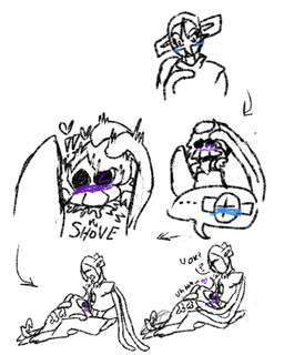 ambiguous_gender blush bodily_fluids bone cum dialogue fellatio first_person_view genital_fluids heart_symbol male male/male on_lap oral penile sex shove sitting sitting_on_lap skull tail tail_motion tailwag tendrils cronchlord nintendo pokemon deoxys duskull generation_3_pokemon ghost humanoid legendary_pokemon pokemon_(species) spirit sketch adult_(lore)