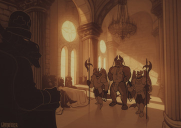 anthro armor arms_tied balls beard blush bodily_fluids bone bone_mask bound chair chandelier clothed clothed/nude clothed_male clothing cmnm crown emperor exhibitionism facial_hair flaccid flying_sweatdrops furniture genitals group hands_behind_back headgear horn horns_tied humanoid_genitalia humanoid_penis knight legs_tied male mask monarch mustache nipples nude nude_male only_one_nude penis pillar public public_nudity royalty scar shameless size_difference skull skull_mask smile smirk smirking_at_another sweat sweatdrop tail throne throne_room uniform vein veiny_penis warrior window wings xeoniios european_mythology mythology nameless_character radomir_(xeoniios) dragon mythological_creature mythological_scalie reptile scalie western_dragon wingless_dragon hi_res