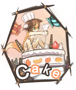 anthro baking biped breasts cake cake_sitting cooking dessert female food food_fetish food_play frown grumpy loli messy mostly_nude nude sitting small_breasts solo tail young young_anthro young_female liki canid canine fox mammal digital_media_(artwork)