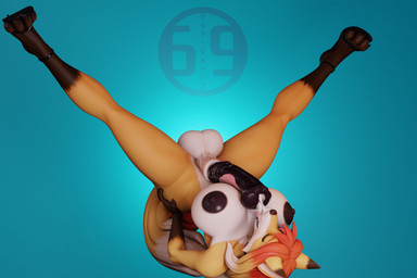 animal_genitalia animal_penis anthro areola ball balls big_balls big_breasts big_penis biped bodily_fluids breasts brown_areola brown_nipples brown_penis butt clothing cum cum_in_mouth cum_in_own_mouth cum_in_self cum_inside cum_on_self drinking drinking_cum drinking_own_cum equine_genitalia equine_penis erection flared_penis footwear footwear_only fur genital_fluids genitals glistening glistening_areola glistening_genitalia glistening_nipples glistening_penis green_eyes gynomorph hair high_heels high_heels_only huge_penis intersex legs_up long_hair lying medial_ring mismatched_genitalia mostly_nude multicolored_body multicolored_fur nipples nude on_back orange_body orange_fur paws penis shoes solo spread_legs spreading tail text vein veiny_penis white_balls white_breasts ted_jones_(artist) marti_dumont canid canine fox mammal 2024 3d_(artwork) absurd_res digital_media_(artwork) hi_res japanese_text herm_(lore)