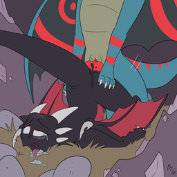 2_horns ahegao animal_genitalia animal_penis ass_up back_wings black_body black_cum blade bodily_fluids cave cheek_spikes claws colored_cum corruption countershade_torso countershading cum cum_in_vagina cum_inside drooling duo erection eye_roll facial_spikes female female_penetrated feral feral_on_feral from_behind_position genital_fluids genitals grey_body horn inside knot knotting larger_male looking_pleasured male male/female male_penetrating male_penetrating_female membrane_(anatomy) membranous_wings mind_control mounting multicolored_body penetration penile penile_penetration penis penis_in_vagina quadruped red_body red_countershading red_eyes saliva sex size_difference smaller_female spikes spikes_(anatomy) standing tail tail_blade tan_body tan_countershading tears thick_tail tongue tongue_out two_tone_body unusual_bodily_fluids unusual_cum unusual_genital_fluids vaginal vaginal_knotting vaginal_penetration weapon_tail wings fuf activision european_mythology mythology spyro_the_dragon corrupt_cynder cynder dragoviir dragon mythological_creature mythological_scalie scalie western_dragon 1:1 2019 hi_res
