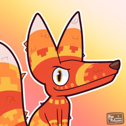 ear_markings facial_markings feral fur fur_markings head_markings looking_at_viewer male markings orange_background orange_body orange_eyes orange_fur pinata red_body red_fur simple_background sitting smile smiling_at_viewer solo tail tail_markings toony yellow_body yellow_fur finnprotoyeen rareware viva_pinata paulie_pretztail animate_inanimate canid canine fox living_pinata mammal pretztail 1:1 2023 alternate_version_at_source hi_res
