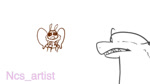 anthro audible_laugh blinking blush duo eyebrows female flirting fur humor laugh male open_mouth profanity real scales simple_background standing teeth tongue tuft white_background wings yelling ncs sound_warning godzilla_(series) monsterverse mothra_(series) toho chester_stone godzilla mothra arthropod insect kaiju lepidopteran monster moth reptile scalie 16:9 2022 2d_animation animated english_audio meme short_playtime sound webm widescreen