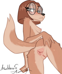 anthro anus arm_tuft black_nose blush breasts brown_hair butt countershade_arms countershade_butt countershade_face countershade_fur countershade_legs countershade_tail countershade_torso countershading eyebrows eyelashes eyewear eyewear_only female fluffy fluffy_fur fluffy_tail fur genitals glasses glasses_only glistening glistening_anus glistening_body glistening_breasts glistening_butt glistening_eyelids glistening_eyes glistening_genitalia glistening_hair glistening_legs glistening_nipples glistening_nose glistening_tail glistening_thighs glistening_vulva hair half-closed_eyes leg_tuft long_eyelashes looking_at_viewer looking_back looking_back_at_viewer looking_down looking_down_at_viewer low-angle_view multicolored_body multicolored_fur multicolored_tail narrowed_eyes neutral neutral_expression nipples nude orange_body orange_fur orange_tail pink_anus pink_nipples plump_labia pose presenting presenting_anus presenting_vulva rear_view seducing_viewer seductive shoulder_tuft simple_background small_breasts small_nipples solo spread_anus spread_butt spread_vulva spreading standing tail tan_body tan_breasts tan_butt tan_countershading tan_fur tan_legs tan_tail tan_thighs tan_vulva thick_eyelashes thick_thighs thigh_tuft tuft vulva wearing_glasses white_background conditional_dnp marbleous illumination_entertainment sing_(movie) suki_lane canid canine canis domestic_dog mammal hi_res