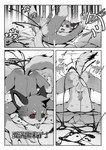 animal_genitalia animal_penis anthro anus balls black_cum black_sclera bodily_fluids canine_genitalia canine_penis colored_cum cum cum_explosion cum_expulsion cum_from_ass cum_in_ass cum_inside cum_on_ground dialogue ejaculation erection eye_roll genital_fluids genitals lying male nude on_back on_front penis rear_view red_eyes solo sweat tail tail_motion tailwag tears text tongue tongue_out unusual_bodily_fluids unusual_cum unusual_genital_fluids alanisawolf777 canid canine canis domestic_dog mammal absurd_res chinese_text comic hi_res monochrome