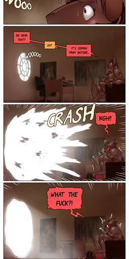 anal anthro bodily_fluids breasts dialogue duo gynomorph intersex intersex/male male size_difference size_play sweat james_howard patreon aamon_(james_howard) tina_(james_howard) bat demon mammal absurd_res comic hi_res