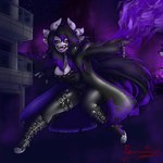 herm intersex queen royalty solo sorrow2art asian_mythology east_asian_mythology japanese_mythology my_hero_academia mythology halfmoon demon humanoid oni yokai hikari_(disambiguation) hi_res