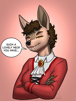 anthro biped breasts clothed clothed_anthro clothed_female clothing female fingers front_view fur hair looking_at_viewer simple_background smile solo teeth text tongue mykegreywolf deer mammal 2026 3:4 digital_drawing_(artwork) digital_media_(artwork) english_text hi_res