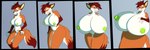 5_fingers anthro base_one_layout basic_sequence big_breasts breast_expansion breasts brown_body brown_fur brown_hair brown_nose expansion female fingerless_(marking) fingerless_gloves_(marking) fingers four_frame_image four_frame_sequence fur genitals gloves_(marking) green_inner_ear green_nipples green_pussy hair hand_on_breast hand_on_chest hip_expansion huge_breasts huge_hips huge_thighs hyper hyper_breasts hyper_hips hyper_thighs inside linear_sequence markings multicolored_body multicolored_fur multicolored_tail nipples nude one_row_layout pink_eyes pussy solo standing tail tan_body tan_fur thick_thighs thigh_expansion transformation transformation_sequence white_body white_fur wide_hips axelferdinan beholdervee daniel156161_(character) lara_(daniel156161) 2019 3:1 absurd_res artist_collaboration digital_drawing_(artwork) digital_media_(artwork) flat_colors hi_res sequence