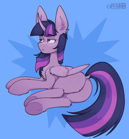 butt chest_tuft female feral hooves horn looking_away lying on_side simple_background solo tuft underhoof unimpressed wings crashbrush friendship_is_magic hasbro my_little_pony mythology twilight_sparkle_(mlp) equid equine mammal mythological_creature mythological_equine winged_unicorn hi_res