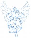 2013 abs anthro anthrofied biceps blackheart breasts equine featureless_crotch female flexing friendship_is_magic hi_res hooves inks looking_at_viewer mammal monochrome muscles muscular_female my_little_pony navel nipples nude pegasus rainbow_dash_(mlp) sketch smile solo wings
Rating: Questionable
Score: 6
User: Jatix
Date: April 15, 2014