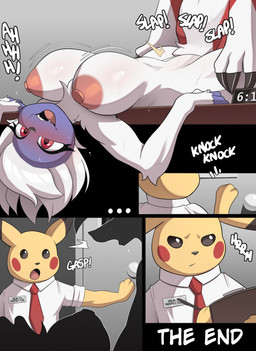 4_fingers 4_panel_comic accessory ambiguous_penetration antenna_hair anthro anthro_on_anthro anthro_penetrated anthro_penetrating anthro_penetrating_anthro anthrofied anti-gravity_boobs areola arm_markings arm_support arm_tuft arms_over_edge at_work athletic athletic_anthro athletic_male awkward backward_arm_support balls_deep bangs bar_emanata being_watched belly big_areola big_breasts big_eyes big_iris big_nipples big_pupils biped black_claws black_ear_tips black_eyebrows black_eyes black_markings black_nose black_outline black_text black_text_outline blockage_(layout) blush blush_lines blushing_profusely bob_cut bodily_fluids borderless_panel boss boss_and_employee bouncing_breasts breast_focus breasts breasts_apart bribe bribery bribery_with_sex cafe casual_sex caught caught_in_the_act cheek_markings cheek_spots chest_tuft claw_fingers claws clipboard clock clothed clothed_anthro clothed_male clothing collared_shirt contact_onomatopoeia countershade_arms countershade_crotch countershade_fingers countershade_fur countershade_hands countershade_torso countershading cowlick curvy_figure dark_claws dark_eyes dark_face dark_fingers dark_markings dark_nose desk detailed_background different_sound_effects digital_clock dipstick_ears disapproval door doorway dress_shirt dual_holding duo ear_markings earless ears_down ears_up elbow_tuft electronics ellipsis emanata emphatic_sound_effects employee entering entering_room exclamation_point eyebrows eyelashes faceless_anthro faceless_character faceless_female faceless_male facial_markings fangs female female_anthro female_focus female_penetrated finger_claws fingerless_(marking) fingers flash_emanata flowing_hair four_frame_grid four_frame_image four_frame_staggered_grid from_front_position front_view fully_clothed fully_clothed_anthro fully_clothed_male fur fur_markings fur_tuft furniture gasp glistening glistening_areola glistening_bodily_fluids glistening_body glistening_breasts glistening_claws glistening_eyes glistening_flesh glistening_fur glistening_hair glistening_nipples glistening_nose glistening_sweat grabbing_both_legs grabbing_both_thighs grey_wall grid_layout groan group grumbling hair hand_markings hand_on_another hand_on_another's_leg hand_on_another's_thigh hand_on_leg hand_on_partner hand_on_partner's_leg hand_on_partner's_thigh hand_on_surface hand_on_thigh handpaw hands_on_legs hands_on_thighs hanging_breasts happy happy_sex head_back head_markings head_over_edge health_inspector holding_clipboard holding_object holding_writing_utensil horizontal_blockage horizontal_staggering hourglass_figure huge_areola huge_breasts huge_nipples huge_thighs humanoid_hands impact_onomatopoeia in_doorway indoor_nudity indoor_sex inside inspector interior_background iris knocking knocking_on_door light_body light_face light_fingers light_fur light_hair light_head light_shirt long_ears long_eyelashes looking_at_another looking_pleasured low-angle_view lying lying_sex male male/female male_anthro male_focus male_penetrating male_penetrating_female manager marathon_sex markings moan monotone_body monotone_clothing monotone_fur monotone_hair monotone_shirt monotone_topwear montgomery_glands morning_sex motion_lines motion_outline mouse_ears mouth_closed multicolored_arms multicolored_belly multicolored_body multicolored_ears multicolored_face multicolored_fingers multicolored_fur multicolored_head multiple_angles name_tag navel necktie nipples no_eyebrows no_neck nude nude_anthro nude_female nude_male obscured_penetration office office_background office_sex on_back on_desk on_furniture on_surface on_table onomatopoeia open_door open_mouth open_smile opening_door outline outside_panel over_edge over_table panel_overlap paws penetration penile penile_penetration pink_areola pink_blush pink_flesh pink_nipples pink_tongue pivoted_ears platform_sex pointy_ears pokemorph prick_ears puffy_areola puffy_nipples pupils pupils_only purple_face purple_fingers purple_snout red_accessory red_arms red_belly red_body red_cheekdots red_crotch red_eyes red_fur red_legs red_markings red_necktie repeated_text restaurant risky_sex rodent_ears rolled_up_sleeves semi_public sex sex_on_table shirt short_fur short_hair short_sleeved_shirt short_sleeves short_snout shoulder_tuft side_view silhouette silhouetted_body silhouetted_face silhouetted_sex slap_(sound_effect) slim_anthro slim_male small_nose small_waist smile soft_abs solo solo_focus sound_effects staggering_(layout) standing standing_sex stealth_sex surprised sweat sweat_drip sweatdrop sweaty_body sweaty_breasts sweaty_face sweaty_fur sweaty_head sweaty_legs sweaty_thighs swept_bangs table table_lotus_position table_sex teeth text the_end thick_eyelashes thick_thighs three-quarter_view three_row_layout thrusting time_skip tongue top_heavy topwear triangle_nose trio tuft two_tone_arms two_tone_belly two_tone_body two_tone_ears two_tone_face two_tone_fingers two_tone_fur under_boob unprofessional_behavior upper_teeth upside_down upside_down_face vocalization voluptuous voluptuous_anthro voluptuous_female vowelless vowelless_vocalization waiter walk-in white_arms white_belly white_body white_breasts white_clothing white_countershading white_crotch white_fingers white_fur white_hair white_hands white_legs white_neck white_sclera white_shirt white_speech_bubble white_text white_thighs white_topwear white_tuft wide_eyed wide_hipped_anthro wide_hipped_female wide_hips workplace workplace_sex yellow_arms yellow_body yellow_ears yellow_face yellow_fur yellow_head yellow_paws cooliehigh nintendo pokemon surprised_pikachu absol canid canine felid feline generation_1_pokemon generation_3_pokemon generation_7_pokemon lycanroc mammal midnight_lycanroc mouse murid murine pikachu pokemon_(species) rodent 2023 3:4 cel_shading colored comic detailed digital_drawing_(artwork) digital_media_(artwork) end_page english_text hi_res meme shaded