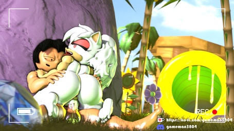5_fingers 5_toes anthro anus balls barefoot bodily_fluids camera_view chaos_emerald cowgirl_position cum cum_in_vagina cum_inside duo feet female fingers from_front_position fur gem genital_fluids genitals green_hill_zone grin hand_on_butt hand_on_shoulder humanoid_genitalia humanoid_penis male male/female nude on_bottom on_top outdoor_nudity outside_sex penetration penis public public_sex sex smile spread_toes toes tongue tongue_out vaginal vaginal_penetration vulva warp_ring white_body white_fur chaoticsol97 gameman5804 sega sonic_the_hedgehog_(series) crystal_the_hedgehog_(cv64nsfw) eulipotyphlan hedgehog human mammal 16:9 hi_res widescreen