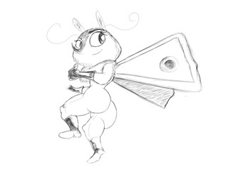 anthro big_butt butt butt_focus clothed clothing eyewear female hair looking_back pose rear_view red_hair simple_background solo white_background wings unknown_artist danger_mouse_(series) danger_moth arthropod insect lepidopteran moth hi_res monochrome source_request