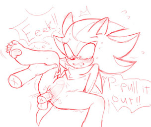 abdominal_bulge andromorph andromorph/male andromorph_anthro andromorph_penetrated anthro asking_to_stop blush bodily_fluids crossgender dialogue duo ear_blush forced intersex intersex/male intersex_anthro intersex_penetrated lying male male_penetrating male_penetrating_andromorph male_penetrating_intersex mta_crossgender mti_crossgender on_back penetration penile penile_penetration penis_in_vagina raised_leg rape sex simple_background solo_focus spread_legs spreading tears vaginal vaginal_penetration russlanhub sega sonic_the_hedgehog_(series) shadow_the_hedgehog eulipotyphlan hedgehog mammal line_art monochrome