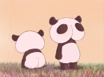 ambiguous_gender anthro ass_panda bear butt duo giant_panda mammal nakashima723 standing