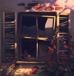 ambiguous_gender brick_wall broken_glass building feral flower fur glass hair multicolored_body multicolored_fur plant quadruped short_hair solo wall_(structure) window itsdanfango ansel_(itsdanfango) deer mammal 2019 hi_res