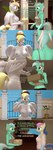 3d_(artwork) absurd_res anthro areola blonde_hair bonbon_(mlp) breasts butt casual_nudity clothing comic derpy_hooves_(mlp) dialogue digital_media_(artwork) english_text equid equine eyelashes female friendship_is_magic hair hasbro hat headgear headwear hi_res lyra_heartstrings_(mlp) mammal my_little_pony mythological_creature mythological_equine mythology nipples open_mouth outside papadragon69 pegasus pupils shirt text topwear wings