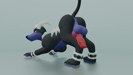 animal_genitalia animal_penis balls balls_expansion big_balls big_penis canine_genitalia canine_penis erection expansion feral genital_expansion genitals growth huge_balls huge_penis hyper hyper_balls hyper_genitalia hyper_penis knot looking_at_viewer male penis penis_expansion simple_background solo ultrayanto nintendo pokemon fan_character nightfall_(ultrayanto) canid canine generation_2_pokemon houndoom mammal pokemon_(species) 16:9 3d_(artwork) 3d_animation animated digital_media_(artwork) hi_res no_sound short_playtime video widescreen