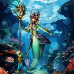 female split_form jessica_lucy league_of_legends riot_games tencent nami_(lol) humanoid marine merfolk hi_res