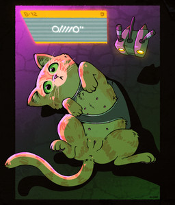 4_toes anus backpack black_eyes blush crossgender feet female female_focus feral feral_focus floating fur genitals green_sclera looking_at_viewer lying machine mtf_crossgender multi_nipple nipples nude on_back orange_body orange_fur pawpads pink_nose pink_pawpads red_body red_fur red_nose solo tan_body tan_fur toes vulva whiskers yellow_body yellow_fur onihidden stray_(video_game) b-12_(stray) murtaugh_(stray) domestic_cat felid feline felis mammal robot 2022 digital_media_(artwork) hi_res