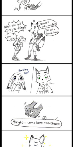 angry anthro attack ballbusting blush bodily_fluids clothing cock_and_ball_torture crotch_attack duo exclamation_point female genital_torture hug male police police_uniform simple_background sweat sweatdrop tears text uniform white_background peanut.k disney zootopia judy_hopps nick_wilde canid canine fox lagomorph leporid mammal rabbit red_fox true_fox black_and_white comic english_text hi_res long_image monochrome tall_image
