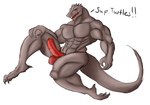 abs anthro balls biceps big_muscles genitals male muscular muscular_anthro muscular_male nude nude_anthro nude_male pecs penis serratus solo tail daikuhiroshiama tower_of_god rak_wraithraiser lizard reptile scalie wraithraiser