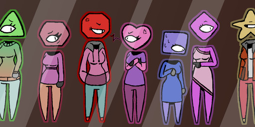 angry bodily_fluids clothing cross-popping_vein crossed_arms expressions female gesture gloves group hand_gesture handwear jacket leggings legwear looking_away pattern_clothing pointing pointing_at_another simple_background standing sweat sweatdrop sweater topwear uncomfortable hornycreature dilara_(hornycreature) heather_(hornycreature) hexi_(hornycreature) octavia_(hornycreature) penti_(hornycreature) squora_(hornycreature) starla_(hornycreature) trianna_(hornycreature) algeian_(race) humanoid shape_head hi_res
