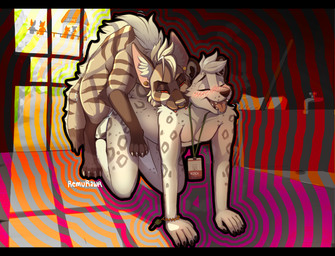 4_toes 5_fingers all_fours anal anal_penetration anthro anthro_on_feral anthro_penetrated bestiality bite black_bars blood blush blush_lines bodily_fluids claws doggystyle drooling duo_focus ear_piercing ear_stud enclosure eyes_closed facial_piercing fangs feet feral feral_penetrating feral_penetrating_anthro fingers from_behind_position group humanoid_hands hypnosis hypnotizing_viewer id_card inner_ear_fluff interspecies key looking_at_viewer male male/male male_anthro male_feral male_on_anthro male_on_feral male_penetrated male_penetrating male_penetrating_anthro male_penetrating_male mind_control name_tag narrowed_eyes neck_bite nose_piercing nose_ring nude nude_anthro nude_male obscured_anal obscured_penetration open_mouth open_smile penetration penile penile_penetration penis_in_ass piercing ring_piercing saliva septum_piercing sex smile teeth toe_claws toes tongue tongue_out tuft wristband remurawr background_character kodi_(sqink) rumor_(remurawr) felid hyena mammal pantherine snow_leopard absurd_res english_description hi_res letterbox