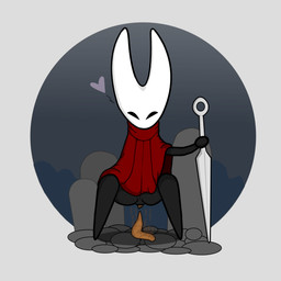 anthro anus black_body black_eyes clothed clothed_anthro clothed_female clothing crouching empty_eyes featureless_hands featureless_legs feces female female_anthro female_pooping front_view genitals happy heart_symbol hornet's_needle multicolored_body narrowed_eyes pooping red_clothing red_robe robe solo stink_fumes two_tone_body vulva white_body sim_son hollow_knight_(franchise) team_cherry hornet_(hollow_knight) arthropod insect 1:1 2025 absurd_res hi_res