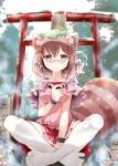 animal_ears brown_hair clothing day eyewear female futatsuiwa_mamizou glasses hair leaf looking_at_viewer oouso orange_eyes outside skirt smile solo stockings touhou tree
Rating: Safe
Score: 4
User: Fluttershy
Date: March 03, 2014