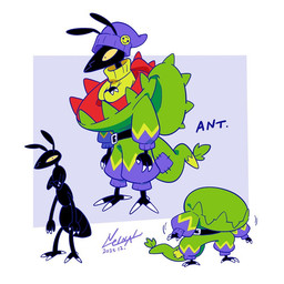 3_fingers 3_toes 4_arms anthro beanie clothed clothing feet fingers hat headgear headwear hoodie male multi_arm multi_limb solo toes topwear nelnal ant arthropod hymenopteran insect