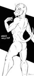 anthro buckteeth butt looking_at_viewer looking_back male nude raised_tail rear_view smile smiling_at_viewer solo standing tail teeth text whiskers marcushunter mammal naked_mole-rat rodent 2020 hi_res monochrome signature