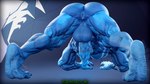 all_fours anus ass_up balls big_balls big_butt big_muscles big_penis blue_body butt emblem erection genitals humanoid_genitalia humanoid_penis jack-o'_pose male muscular not_furry nude penis pose rear_view solo thekidxeno marvel marvel_rivals venom_(marvel) alien alien_humanoid humanoid symbiote 16:9 3d_(artwork) 4k absurd_res blender_(artwork) digital_media_(artwork) hi_res widescreen