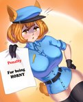 anthro clothing ears_up female footwear police police_uniform socks uniform merore go_to_horny_jail animal_humanoid canid canid_humanoid canine canine_humanoid canis dog_humanoid domestic_dog humanoid mammal mammal_humanoid shiba_inu spitz hi_res meme