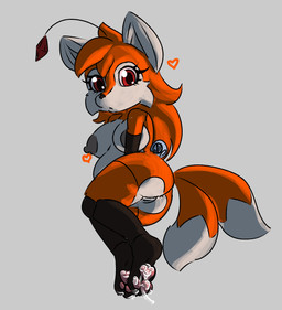 after_sex anthro anthrofied anus big_breasts bodily_fluids breasts butt countershading cum cum_on_feet doll feet female foot_fetish genital_fluids genitals hair lips long_hair nude nude_female pawpads paws plantigrade plantigrade_pawpads plushie plushie_tag plushophilia shortstack shortstack_female soles solo thick_lips toes vulva conquestofred sega sonic_the_hedgehog_(series) ruby_(conquestofred) tails_doll animate_inanimate canid canine fox living_plushie mammal robot_anthro hi_res shaded tagme