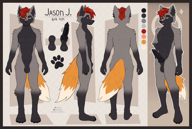 animal_genitalia animal_penis anthro balls big_penis canine_genitalia canine_penis cheek_tuft facial_tuft fluffy fluffy_tail fox_tail front_view fully_sheathed genitals heavy_balls long_penis male muscular muscular_anthro muscular_male pawpads penis rear_view sheath side_view solo tail toony tuft unsheathing shtein canid canine canis fox hybrid mammal wolf absurd_res hi_res model_sheet