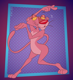 3_toes 4_fingers abstract_background anthro arched_back athletic athletic_anthro athletic_male bedroom_eyes bent_leg big_butt biped butt curling_tail curvy_figure dotted_line eyebrows feet fingers floating_eyebrows fur gesture glance grin grinning_at_viewer half-closed_eyes hand_gesture humanoid_hands humanoid_heel looking_aside looking_aside_at_viewer looking_at_viewer male multicolored_body multicolored_fur narrowed_eyes nude nude_anthro nude_male open_mouth pink_body pink_fur plantigrade pointing pointing_at_viewer pose raised_eyebrow raised_heel red_nose ribs seductive skinny skinny_anthro skinny_male slim slim_anthro slim_male smile smiling_at_viewer smirk smirking_at_viewer smug smug_expression smug_eyes smug_face smug_grin solo standing standing_on_toes tail tiptoes toes two_tone_body two_tone_fur waving waving_at_viewer waving_hand whiskers wide_hipped_anthro wide_hipped_male wide_hips yellow_sclera gavanzude pink_panther_(series) pink_panther felid mammal pantherine 2026 alternate_version_at_paywall colored digital_drawing_(artwork) digital_media_(artwork) flat_colors hi_res pinup signature