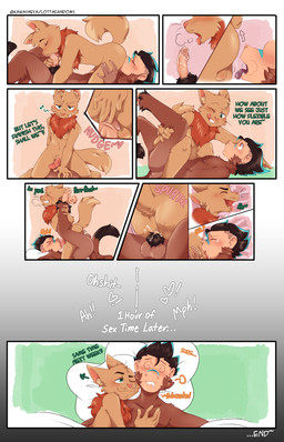 anal anal_orgasm anal_penetration anthro anthro_on_anthro anthro_penetrated anthro_penetrating anthro_penetrating_anthro biped bodily_fluids cowgirl_position cum cum_in_ass cum_in_mouth cum_inside cum_while_penetrated dominant dominant_male duo ejaculation erection fellatio fluffy from_front_position from_the_front genital_fluids genitals hands-free humanoid_genitalia humanoid_penis larger_male larger_sub male male/male male_penetrated male_penetrating male_penetrating_male neck_tuft nude on_bottom on_top oral oral_penetration orgasm penetration penile penile_penetration penis penis_in_ass power_bottom sex size_difference smaller_male submissive submissive_male text tuft kawaii4eva league_of_legends riot_games tencent fan_character kito_(kitodiet) teemo_the_yiffer haplorhine mammal monkey primate yordle absurd_res english_text hi_res