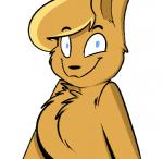 anthro blue_eyes eyebrow_wiggle female fur hair looking_at_viewer solo yellow_body yellow_fur komdog zoophobia kayla_(zoophobia) kangaroo macropod mammal marsupial 2d_animation animated reaction_image short_playtime