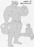 abs biceps big_muscles big_pecs bulge duo growth huge_muscles male muscle_growth muscular muscular_male navel nipples pecs quads shake smile mylife42 mythology dragon mammal mouse murid murine mythological_creature mythological_scalie rodent scalie 2024 absurd_res hi_res