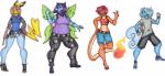 anthro charmander clothing female ivysaur nintendo pikachu pokémon pokémorph tsukihanakuro video_games wartortle
Rating: Safe
Score: 2
User: Furrin_Gok
Date: April 08, 2014