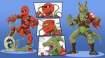 anthro blue_background bodily_fluids bodysuit bound claws clothing egg encasement feet forced forced_transformation goo_string goo_transformation green_body horn human_to_anthro male ninja ranged_weapon red_bodysuit red_clothing red_skinsuit shocked shuriken simple_background skinsuit solo species_transformation sweat sweatdrop tail takeover talons tight_clothing toes torn_clothing transformation transformation_sequence warrior weapon yellow_sclera lizardman_(artist) epic_games fortnite mythology hybrid_(fortnite) dragon human mammal mythological_creature mythological_scalie scalie 16:9 2019 comic sequence widescreen