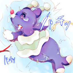 blue_body bodily_fluids cum cum_in_mouth cum_inside drooling electrocution female feral genital_fluids genitals open_mouth pink_nose saliva simple_background solo tears text torture vaginal_fluids vulva water wet wire sakaeguchi_okarina nintendo pokemon aquatic brionne generation_7_pokemon mammal pinniped pokemon_(species) 1:1 2016 censored japanese_text mosaic_censorship translated