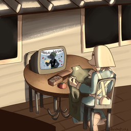 aircraft anthro chair clothed clothing electronics female fixing furniture machine nurse_clothing outside sewing sewing_kit sewing_needle sitting solo stitch_(sewing) table television television_show vehicle watching_television window bunchasticks bombardier learjet_35 sukhoi mayday_(bunchasticks) vlada_(bunchasticks) aeromorph living_aircraft living_machine living_vehicle 1:1 hi_res